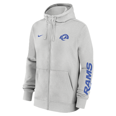 ◎NFL ロサンゼルス・ラムズ NIKE プルオーバーパーカー【3XL】ホワイト Los Angeles Rams Club Men's Nike NFL Full-Zip Hoodie. Nike.com
